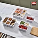 HAIXIN Kitchen Pantry Tabletop Organizer Compartment Food Fruits Vegetables Plastic Drain Storage Box With Lid